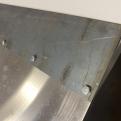 Лопата для уборки снега 500х375 мм алюминиевая трехбортная с накладкой 12см - купить от компании Центр Стройпластик