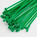 Хомуты пластиковые (стяжки) Фортисфлекс зеленые, цена, купить